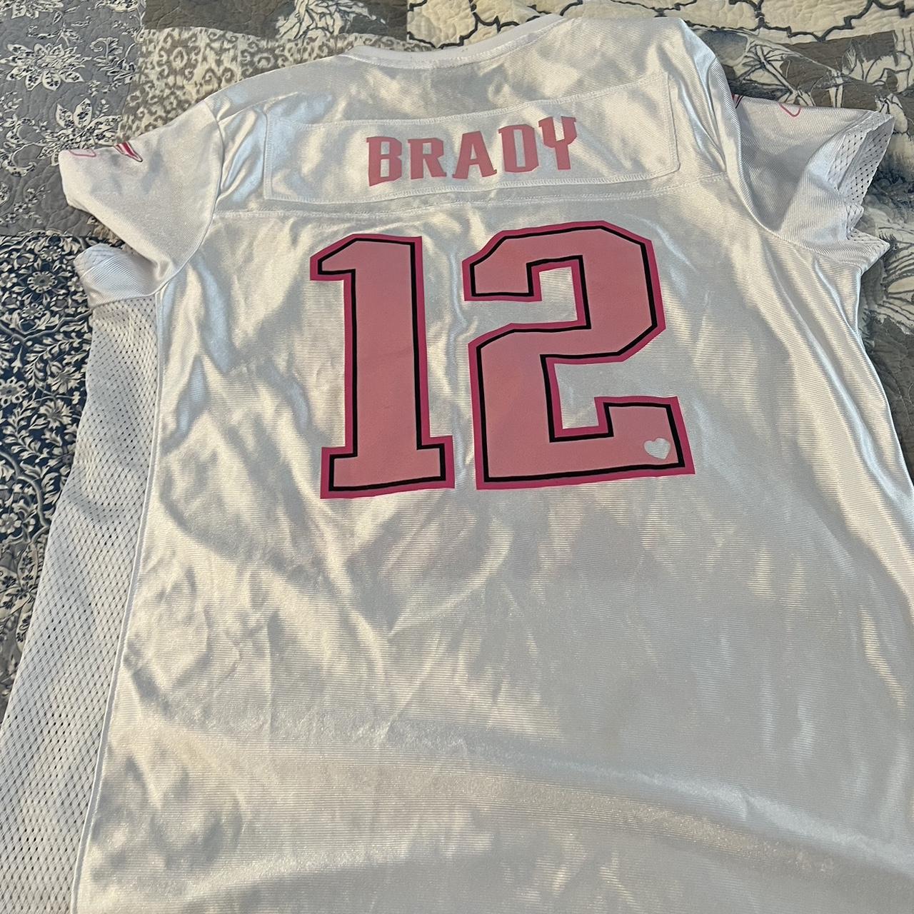 Kids Tom Brady patriots jersey size xl youth - Depop