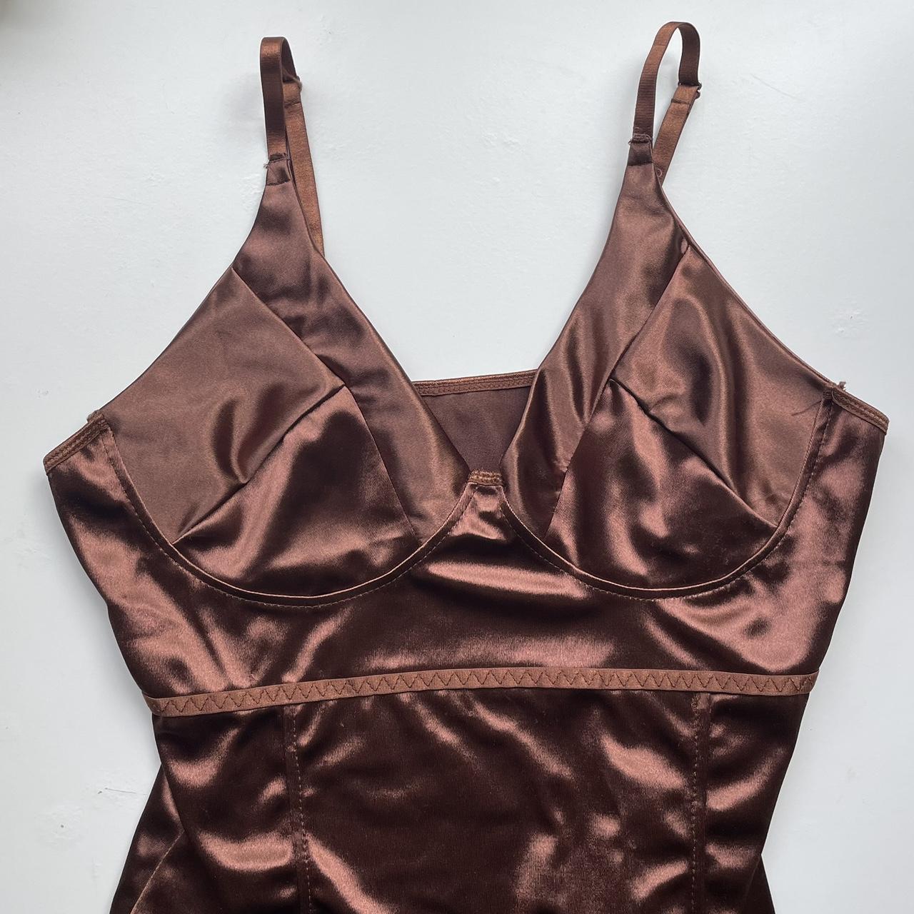 Bronze bodysuit - great going out top - for shorter... - Depop