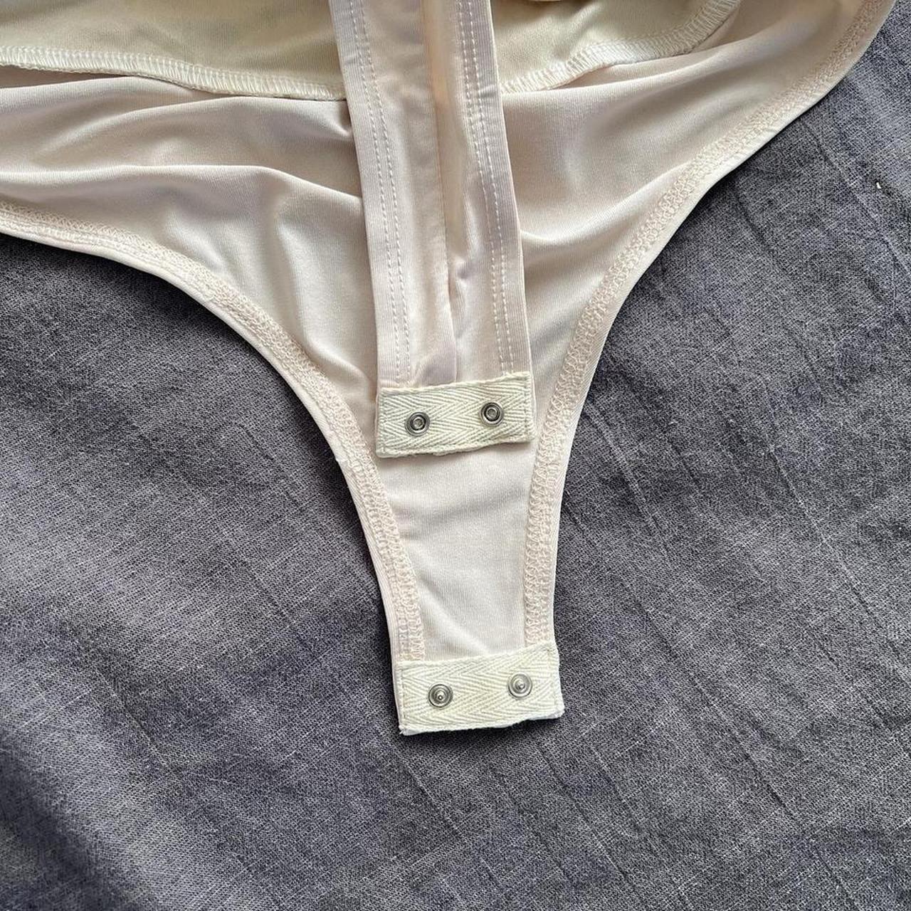 superdown Stasia Lace Bodysuit in White & Nude