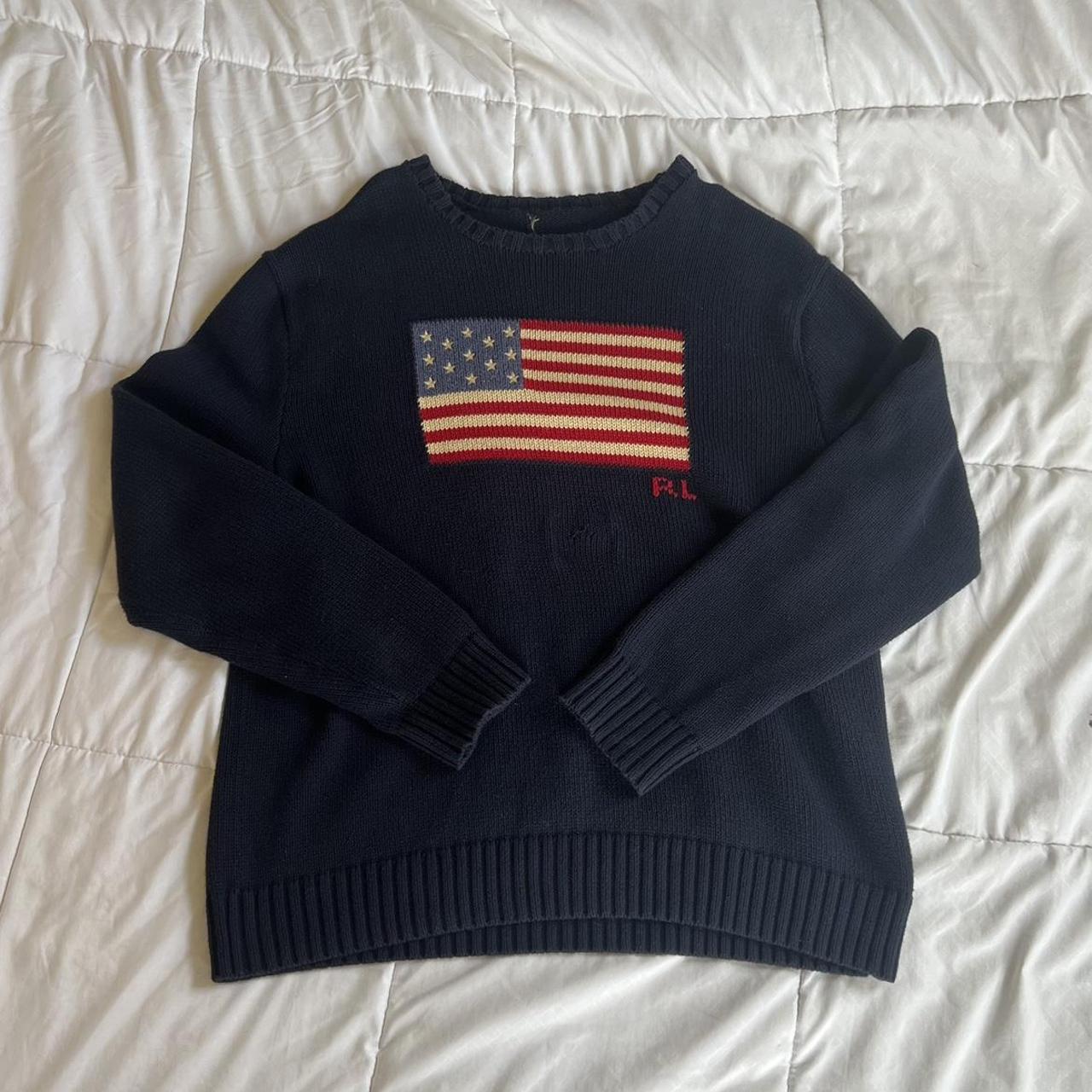 Ralph Lauren U.S. flag sweater Authentic Vintage... - Depop