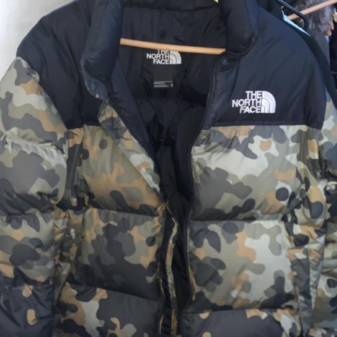 North face hot sale camouflage coat