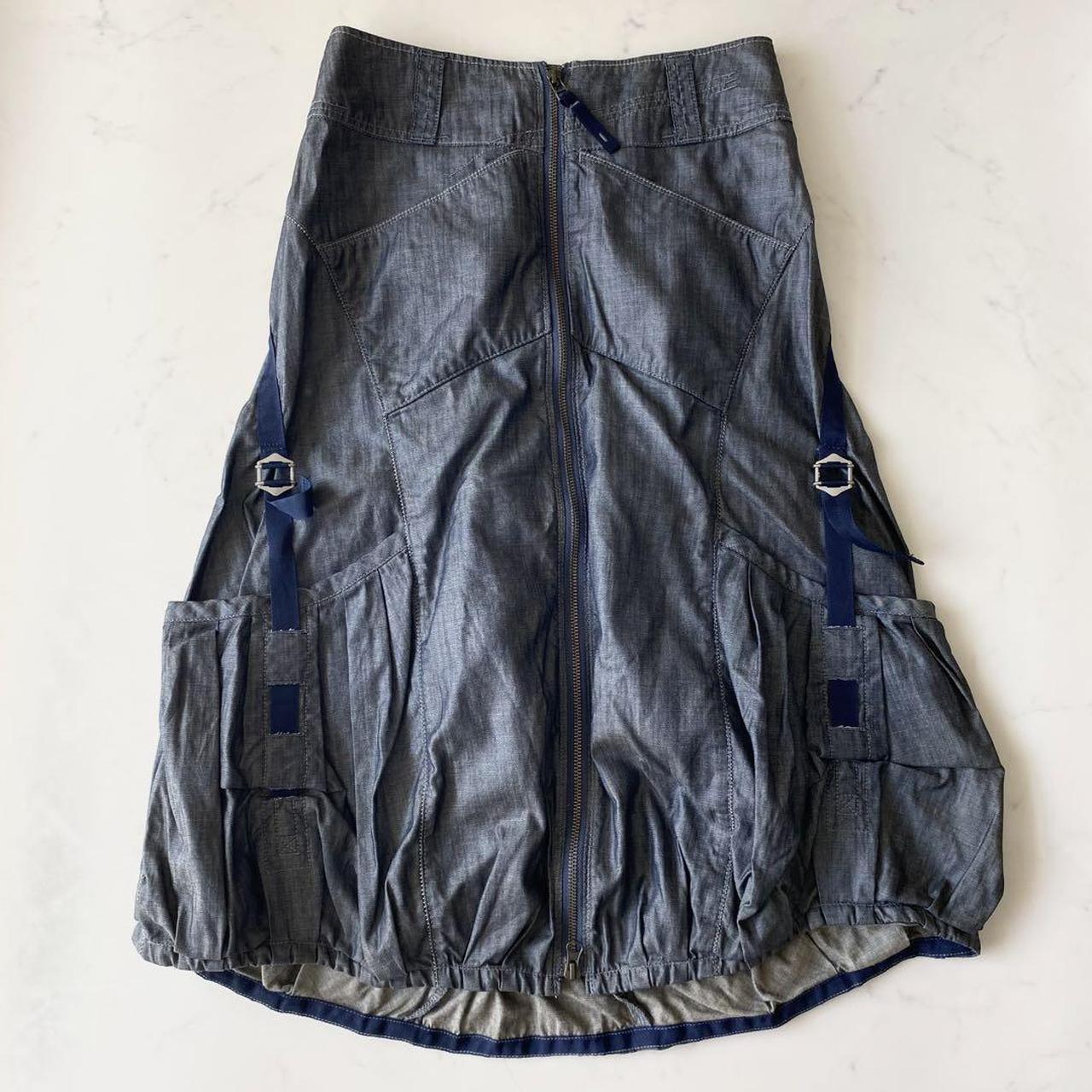 Marithe François girbaud denim bubble skirt 100% | Depop