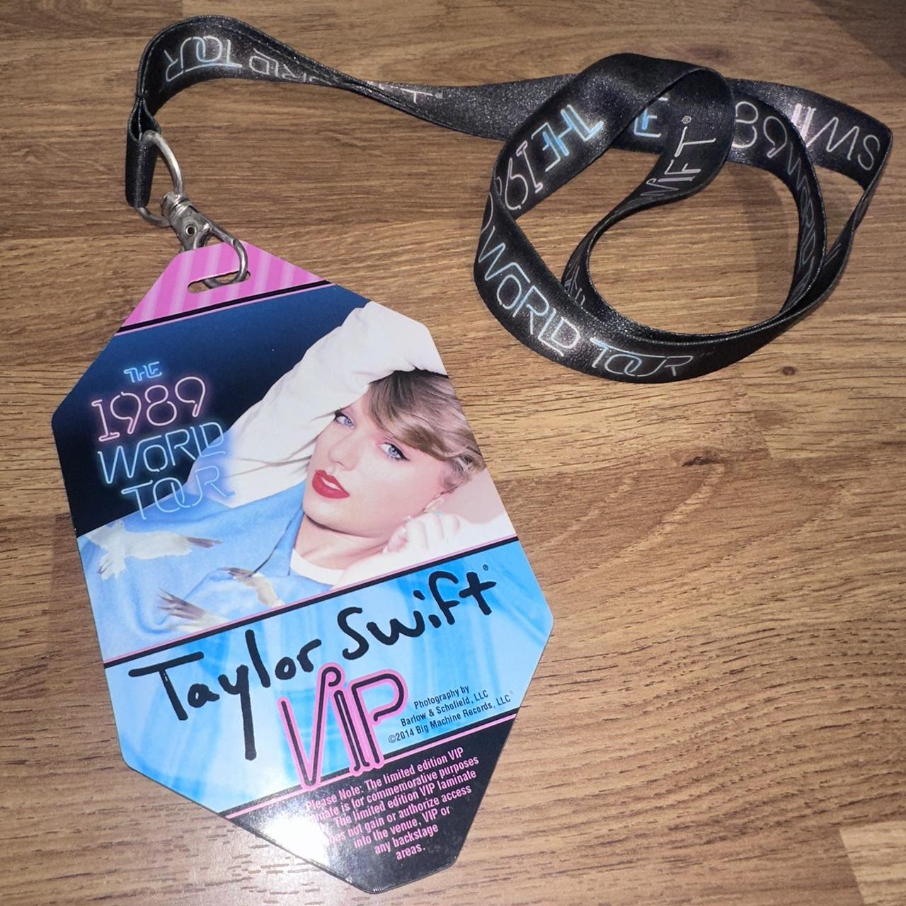 TAYLOR SWIFT 1989 World Tour VIP Pass Lanyard Concert Merchandise fashion