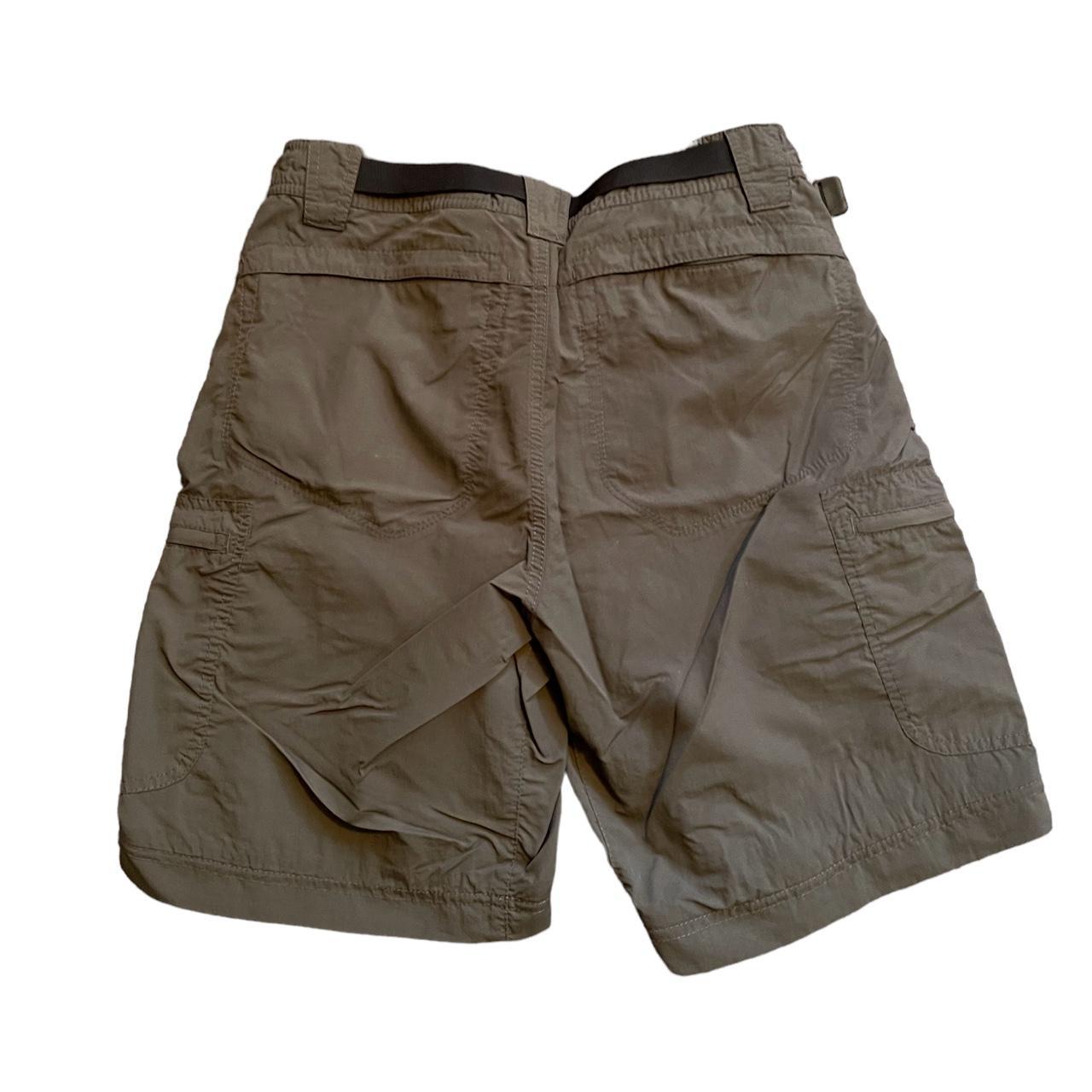 Eddie Bauer Men's Khaki and Black Shorts | Depop