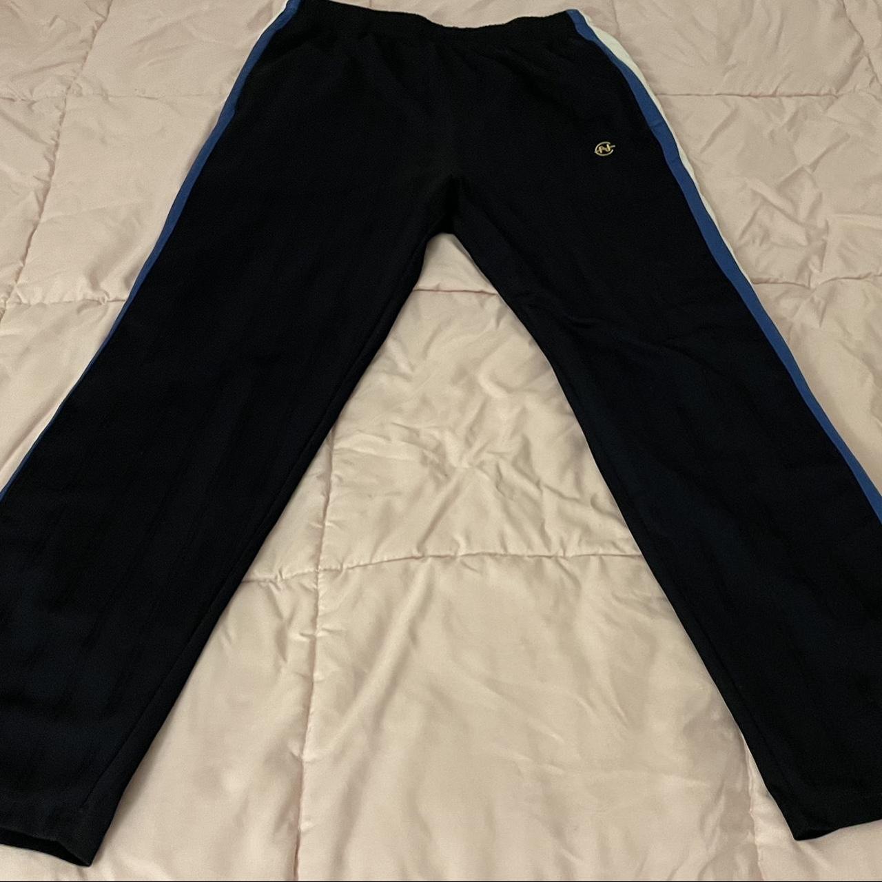 Nautica Competition men’s Y2K dark blue sweatpants... - Depop