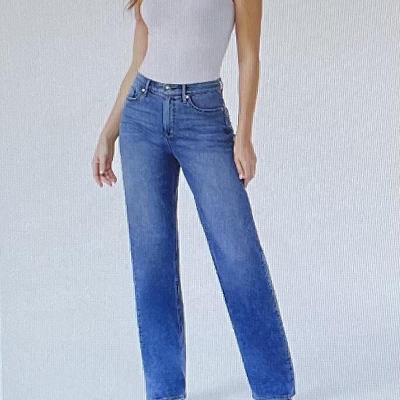 Sofia Vergara Blue Straight Leg Jeans for Women