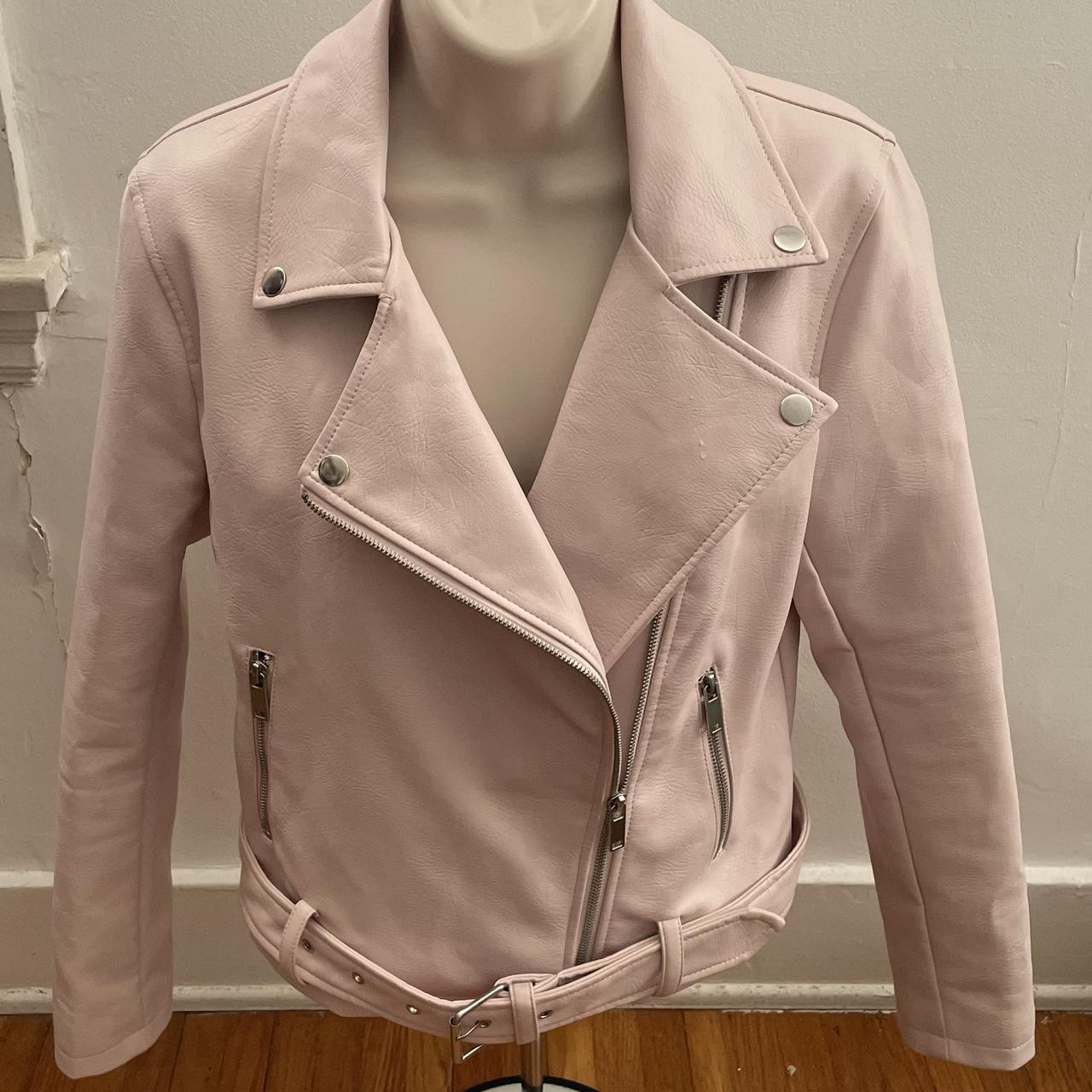 Specialty Pink Leather Jacket Forever 21