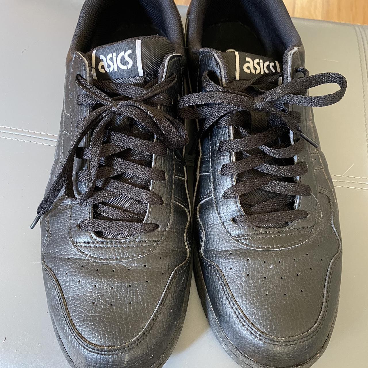 ASICS JAPAN S ALL BLACK BLACK AIR FORCE ACTIVITY... - Depop