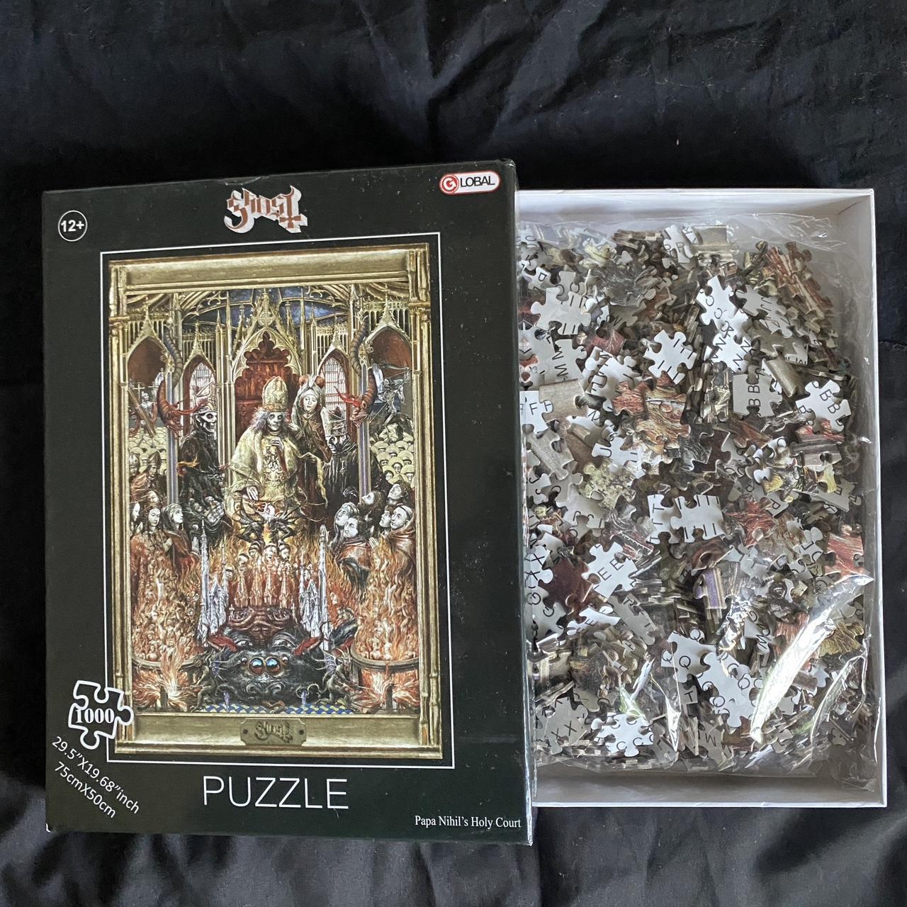 NEW high quality Ghost Band Merch Papa Nihil’s Holy Court 1000 Piece Puzzle VIP Prequelle