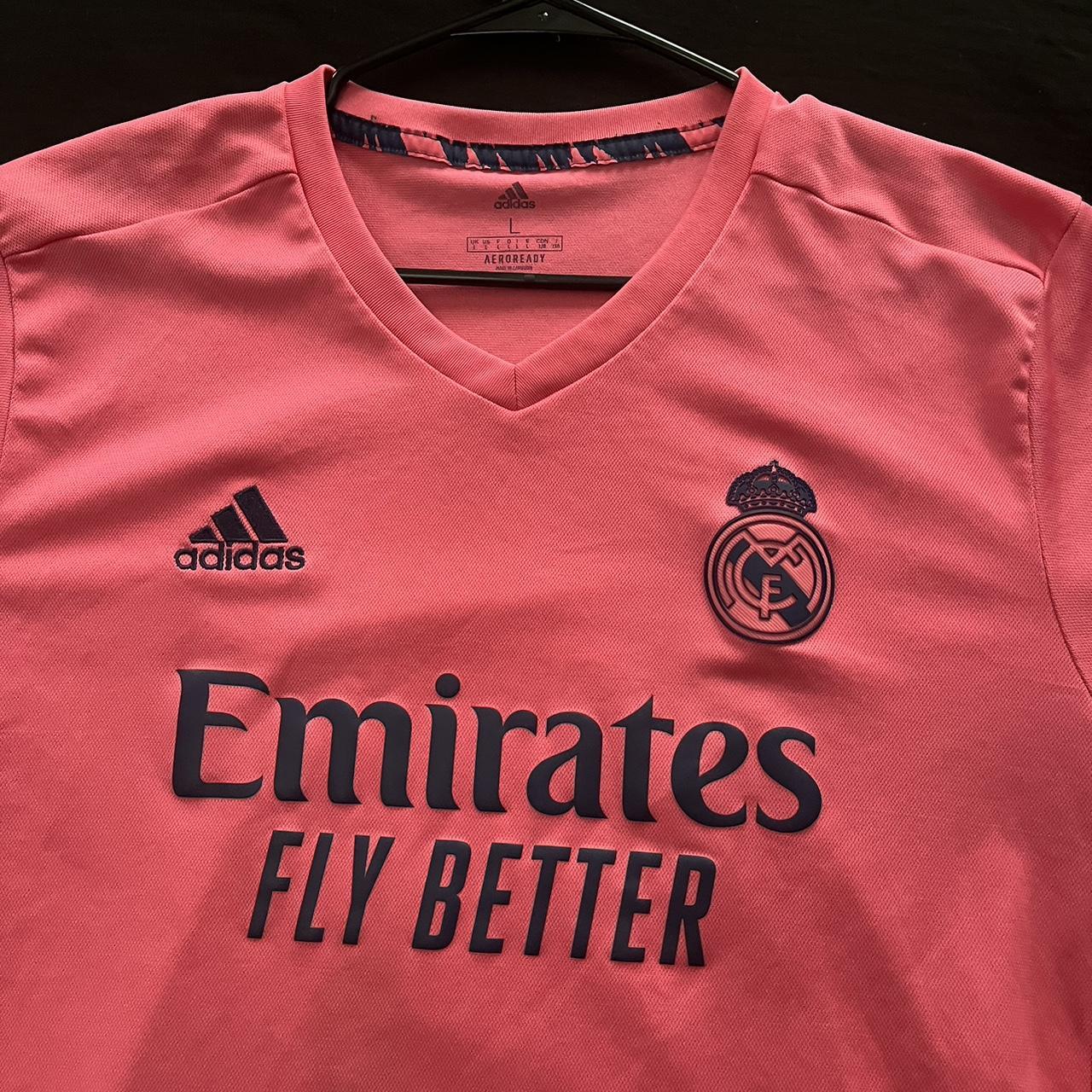 Real Madrid pink Away jersey #sports #soccer - Depop