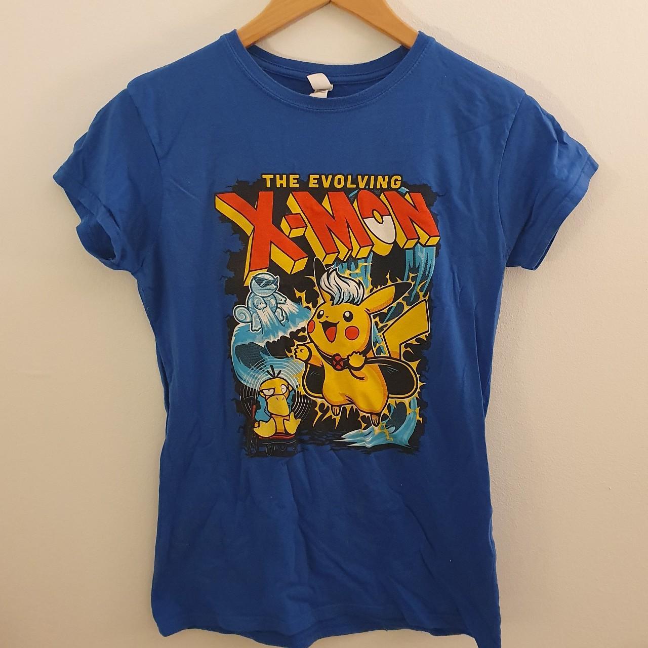 Pokemon x-men tshirt, qwertee Ladies XL, though... - Depop