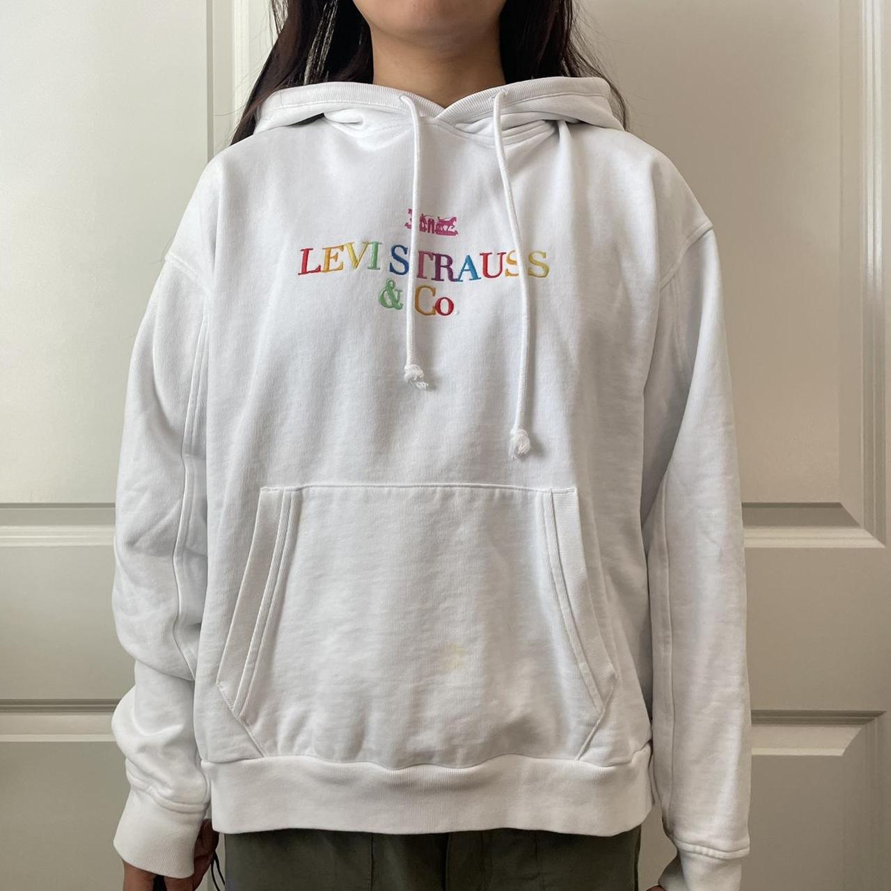 Levi white 2025 hoodie women's