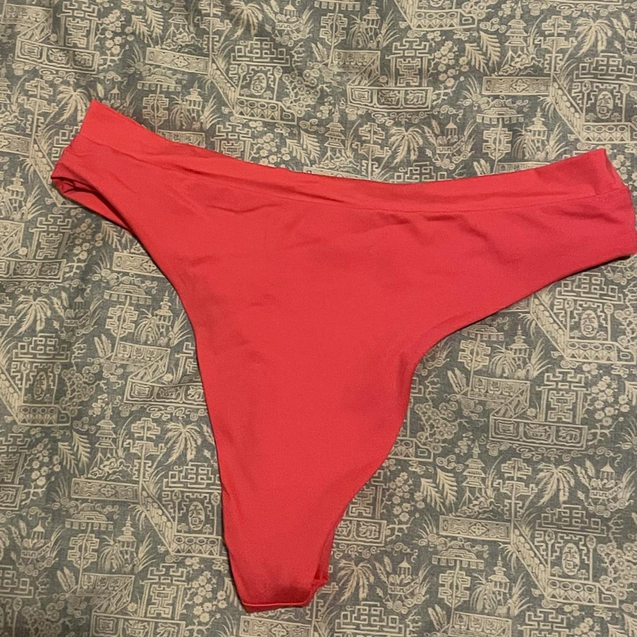 Frankies Bikinis Women's Red and Pink Bikinis-and-tankini-sets | Depop