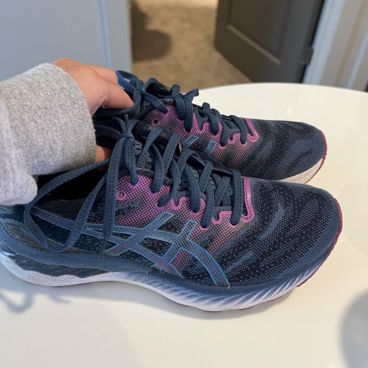 asics gel nimbus purple