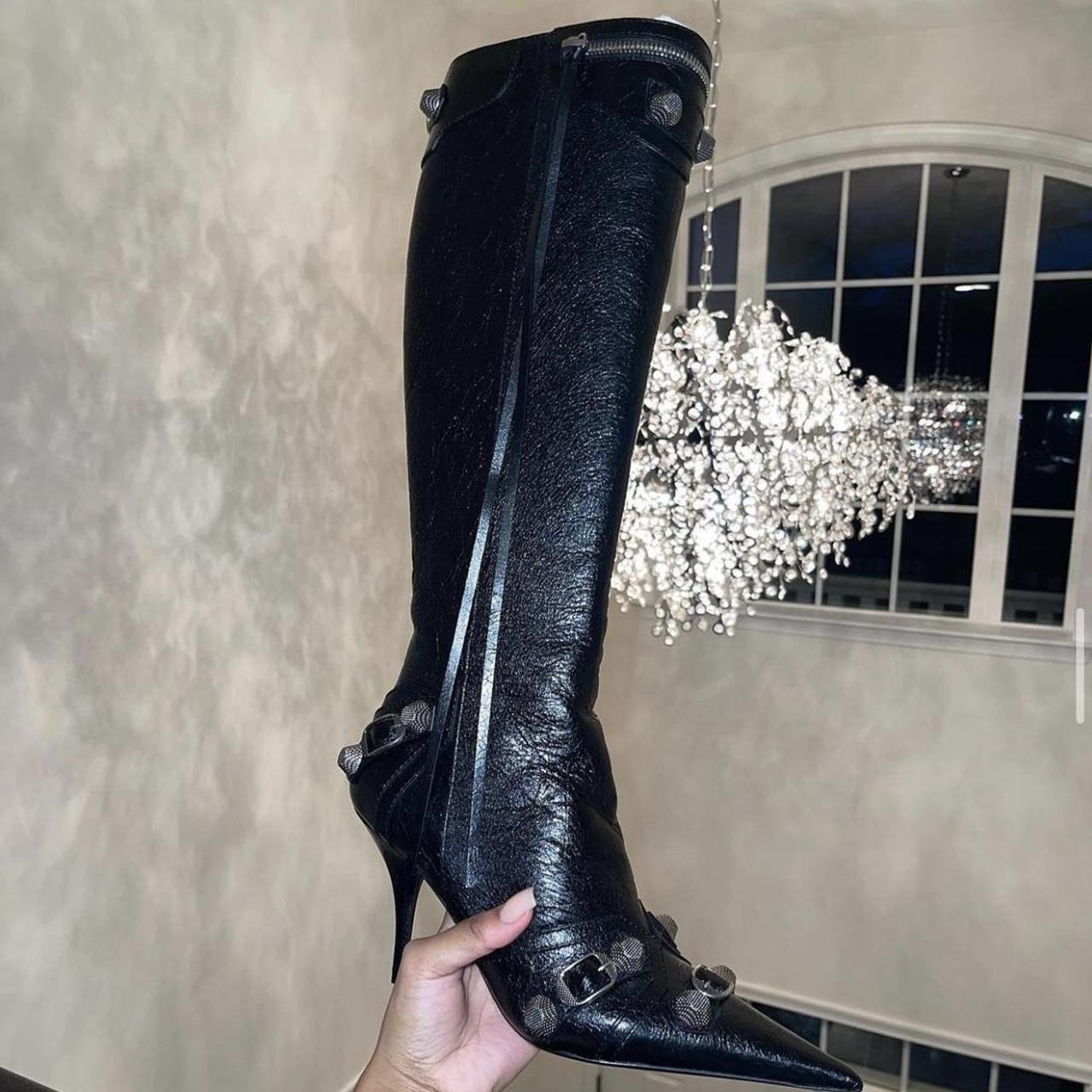 Balenciaga Cagole boots black Sz 37 worn 3-4 times. | Depop