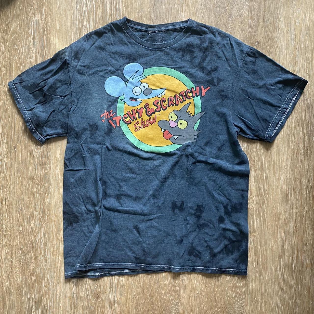 The Simpsons itchy and scratchy show TM graphic... - Depop