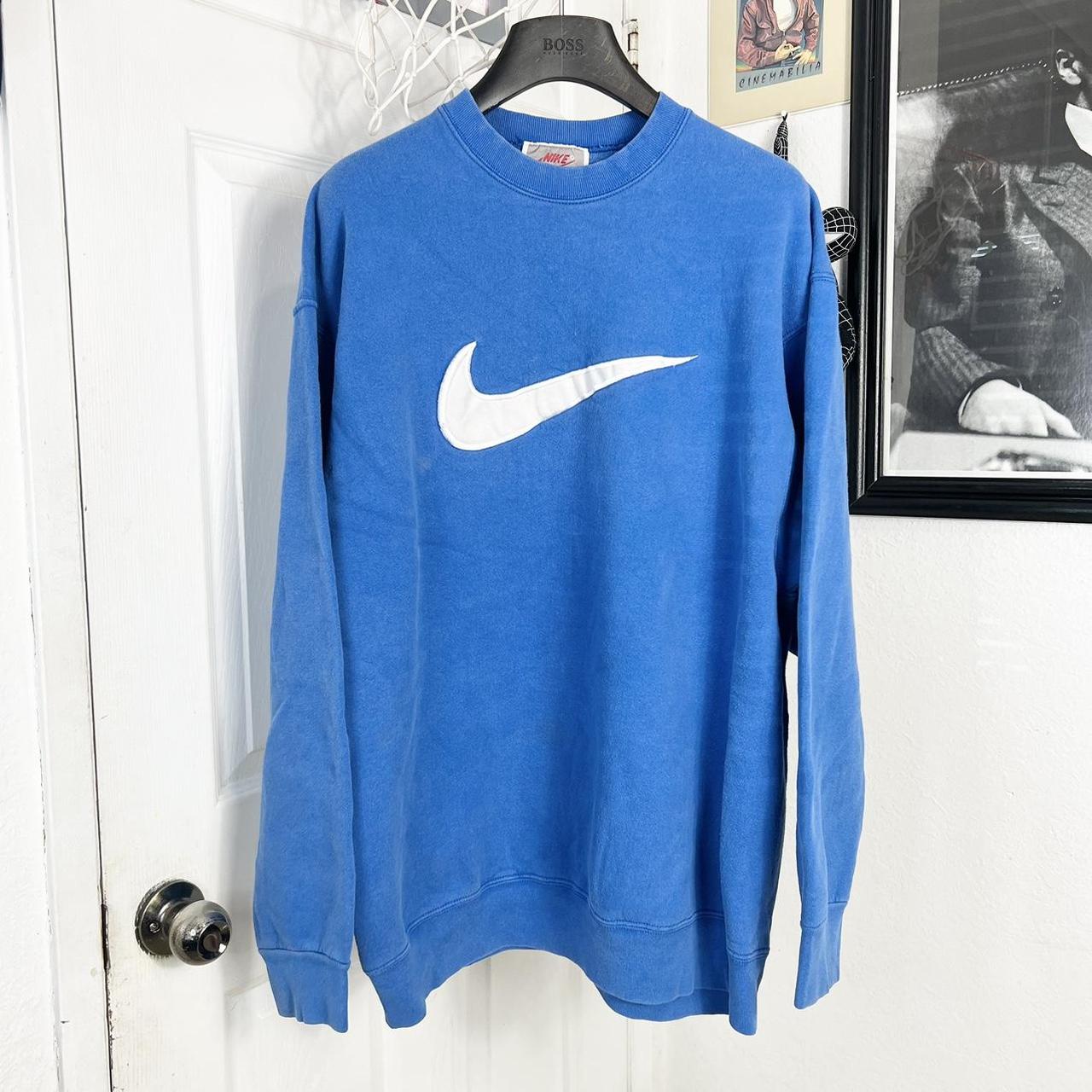 Nike Men's Sweatshirt - Blue - XXL