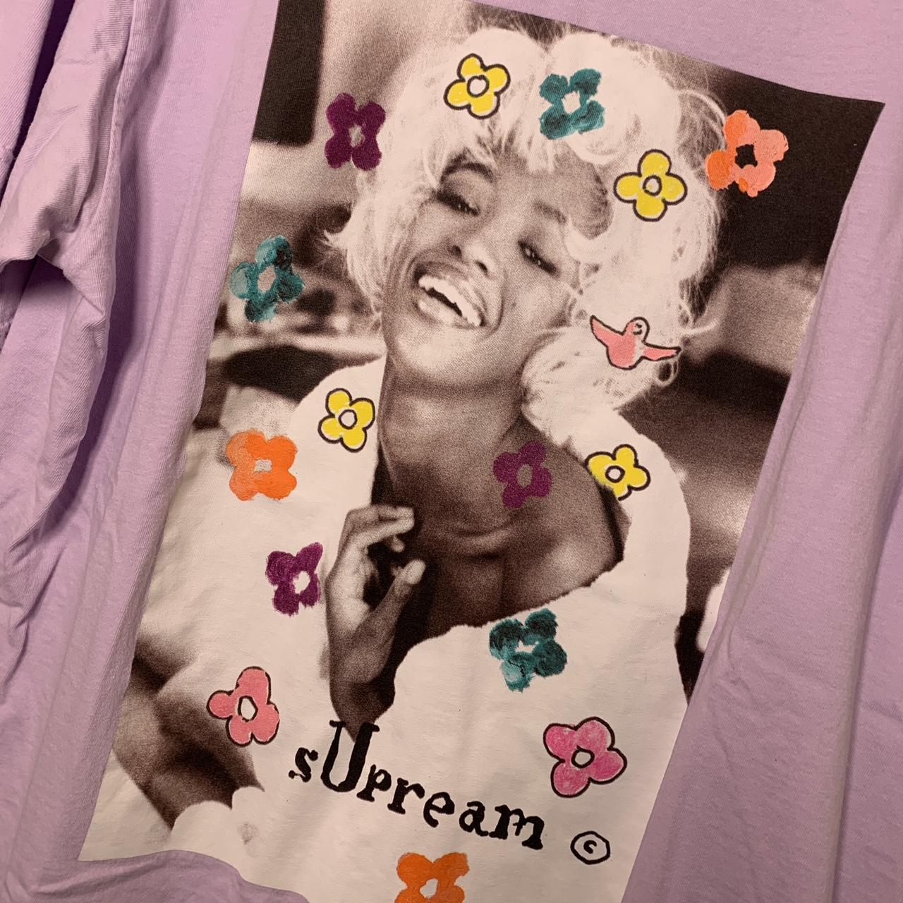 Supreme Naomi Tee Light Purple, Sz Large, Gently... - Depop