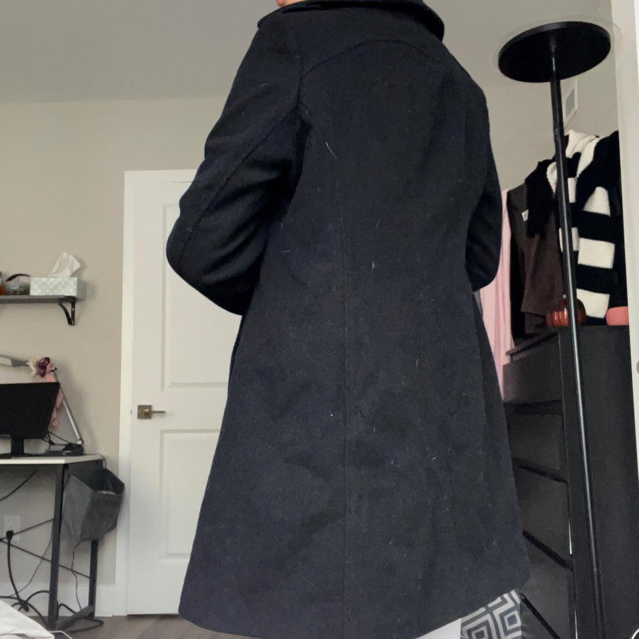 【中古】 根本のもと/アスコム/根本きこ Vintage Liz Claiborne Wool Coat, 52% wool, Black In | Depop