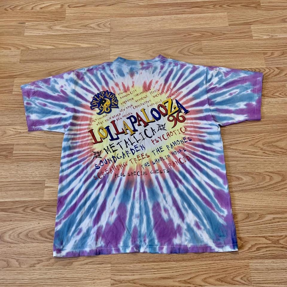 Vintage 1996 Lollapalooza Tye Dye Tour Shirt! In... - Depop