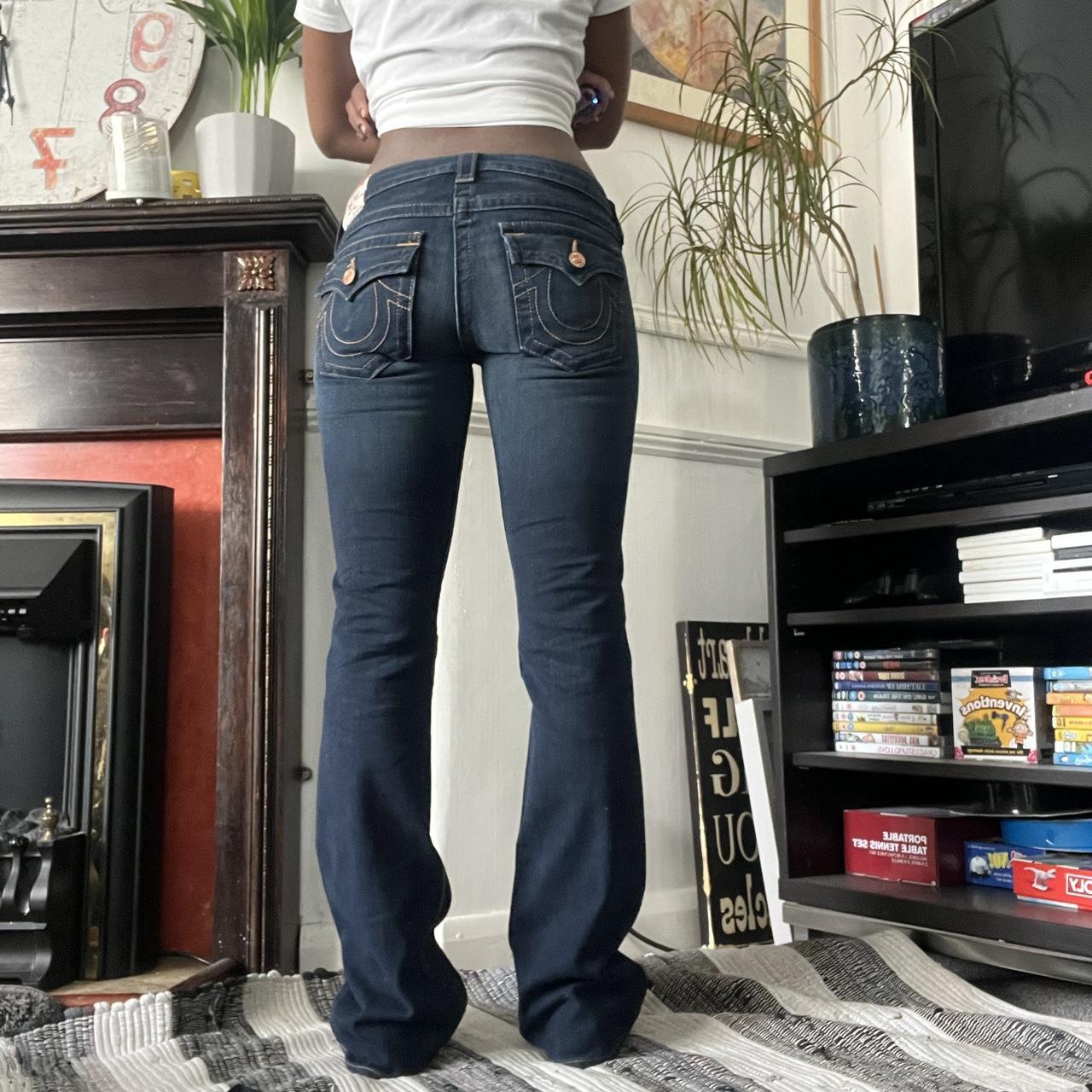 True Religion Becky Flare Jeans W28 L34 Barely Worn | Depop