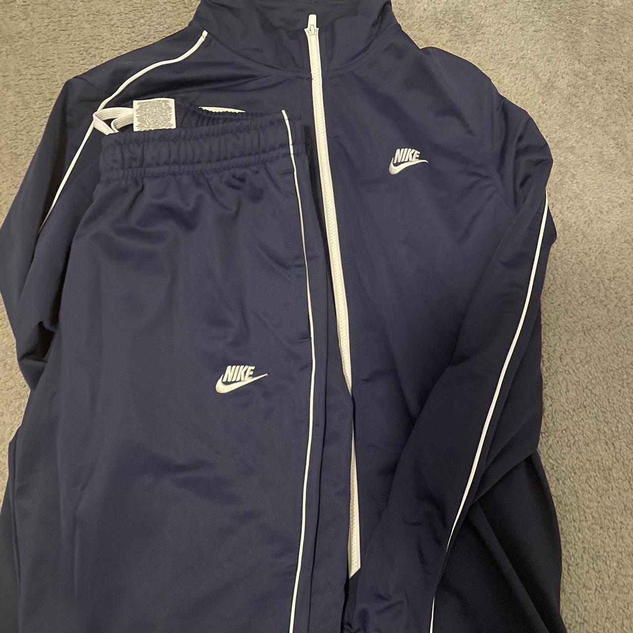 mens nike navy tracksuit