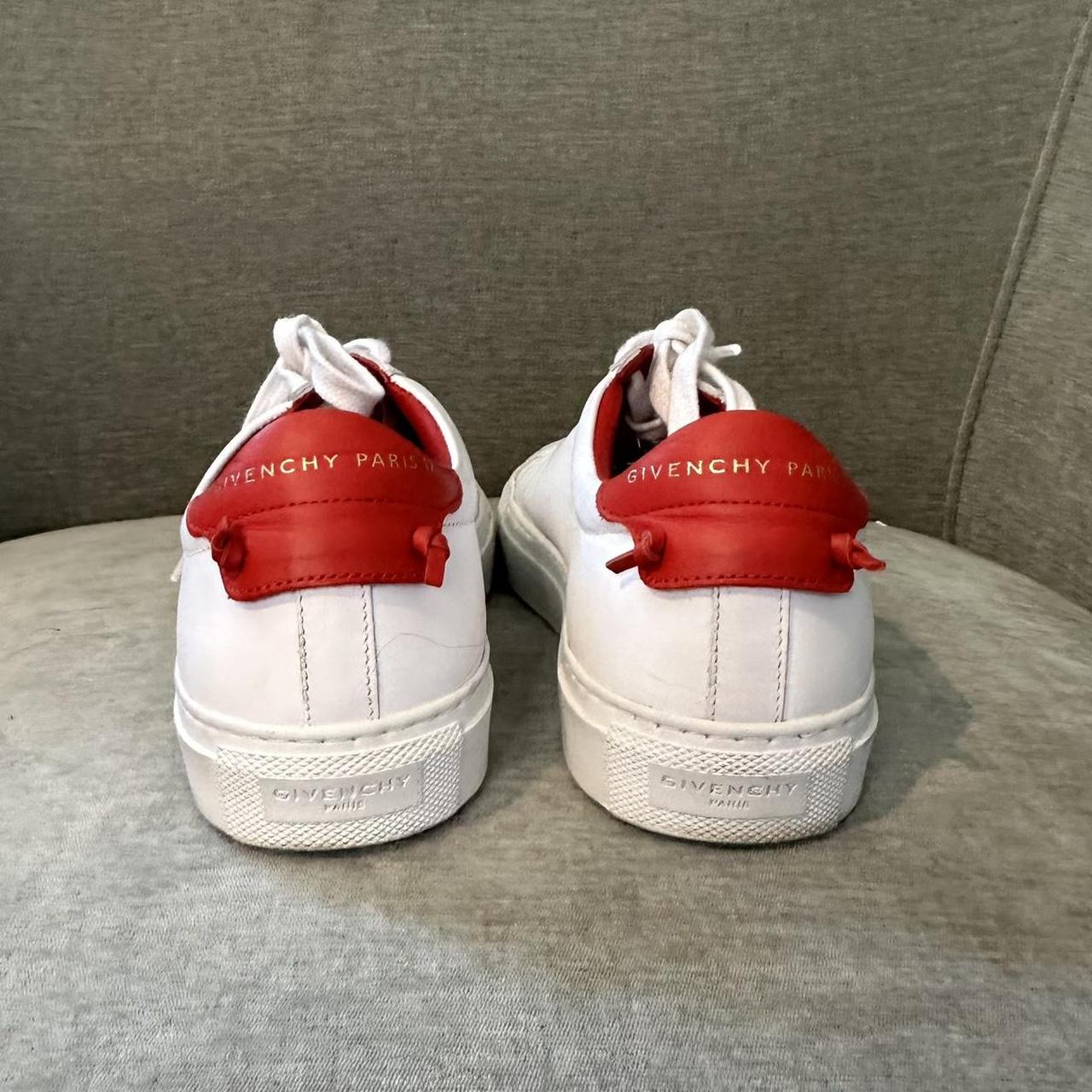 Givenchy red and white clearance sneakers