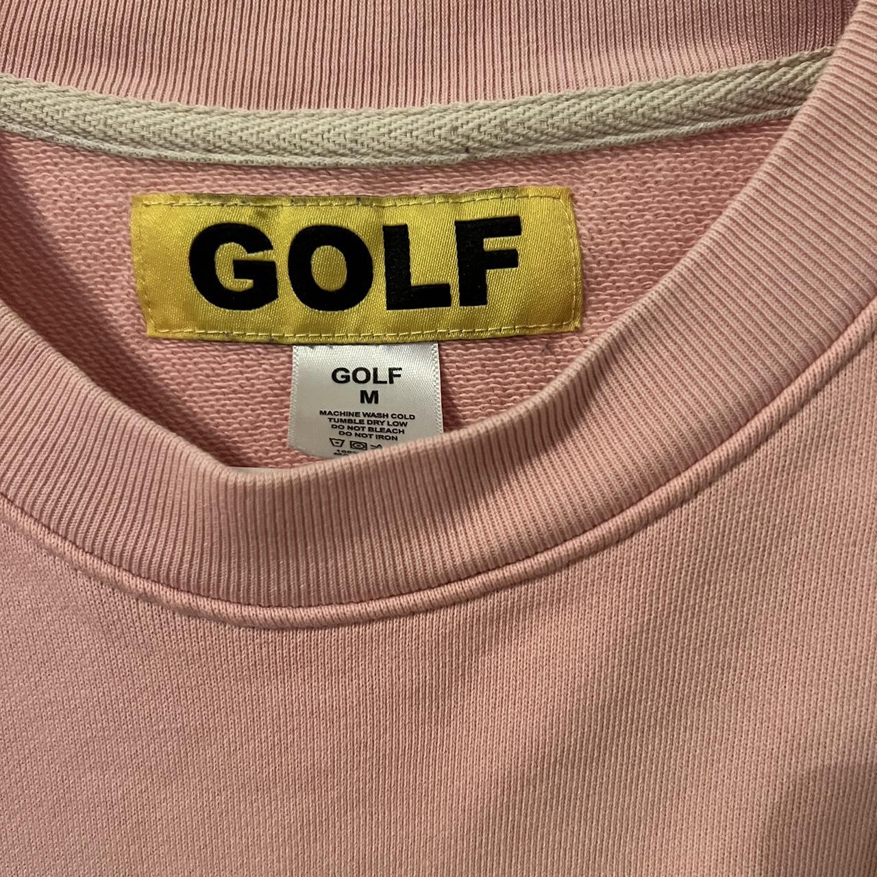 GOLF WANG Pink multi logo crew neck - Perfect | Depop