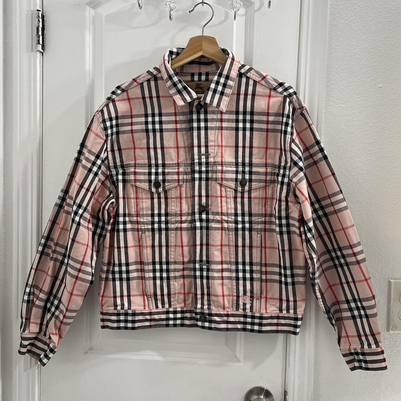 Supreme x Burberry Denim Jacket (PINK), Size:
