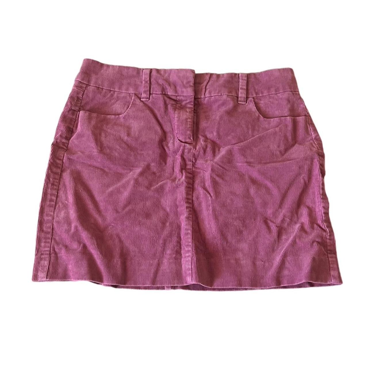 Pink/Purple Corduroy J. Crew Skirt #corduroy #mini... - Depop