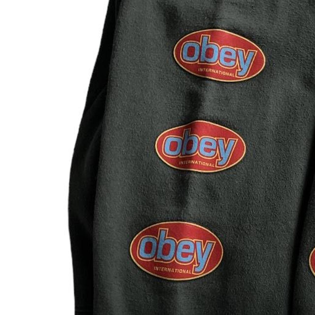 Orange obey hoodie Clearance