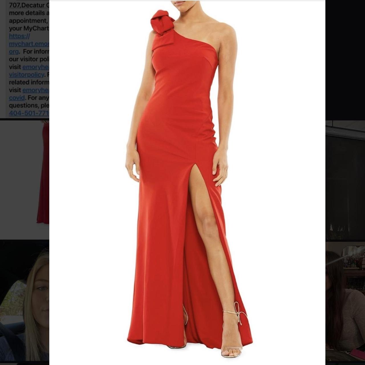 SAXX Women's Red Dress | Depop