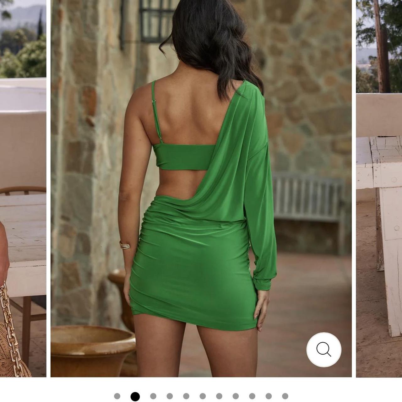 12th Tribe Green Cutout Dress Got A Million Depop 2232