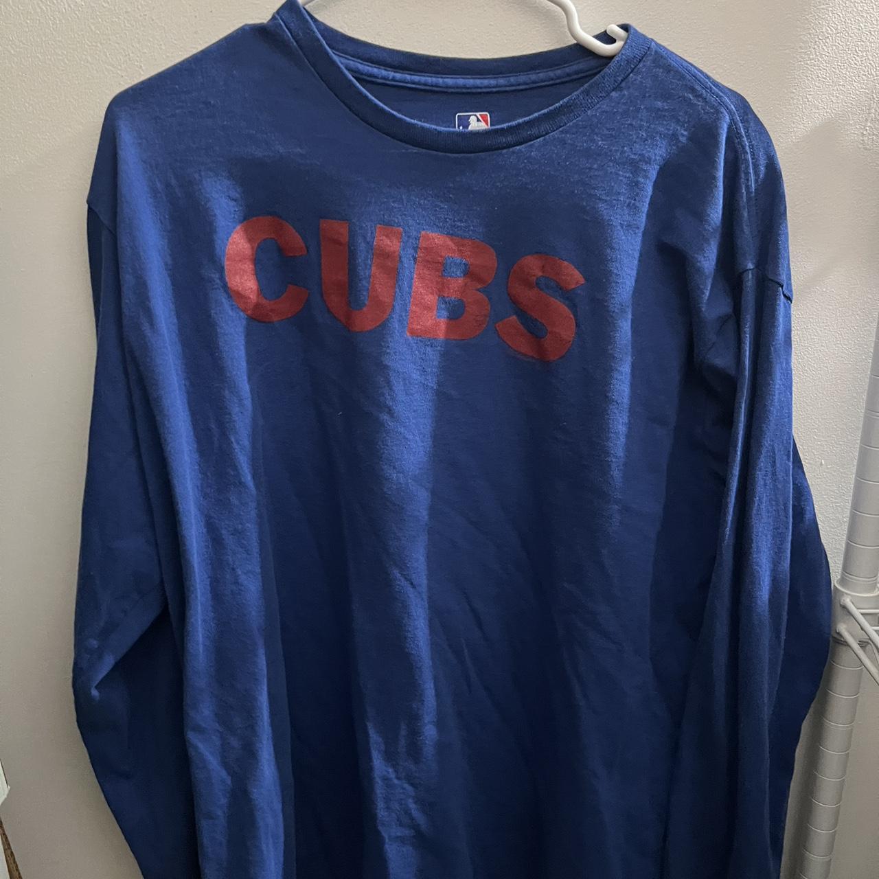 Under Armour Chicago Cubs Baseball Long Sleeve Shirt - Depop