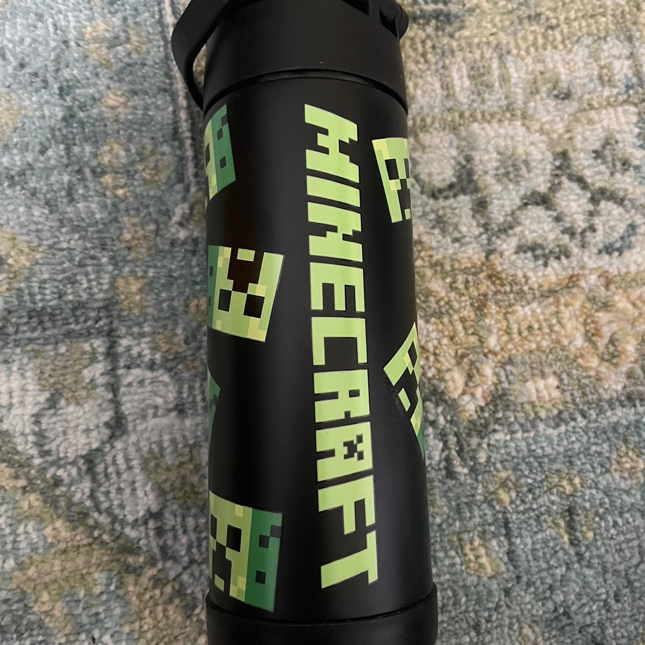 Epic Minecraft water bottle or thermos no flaws send - Depop