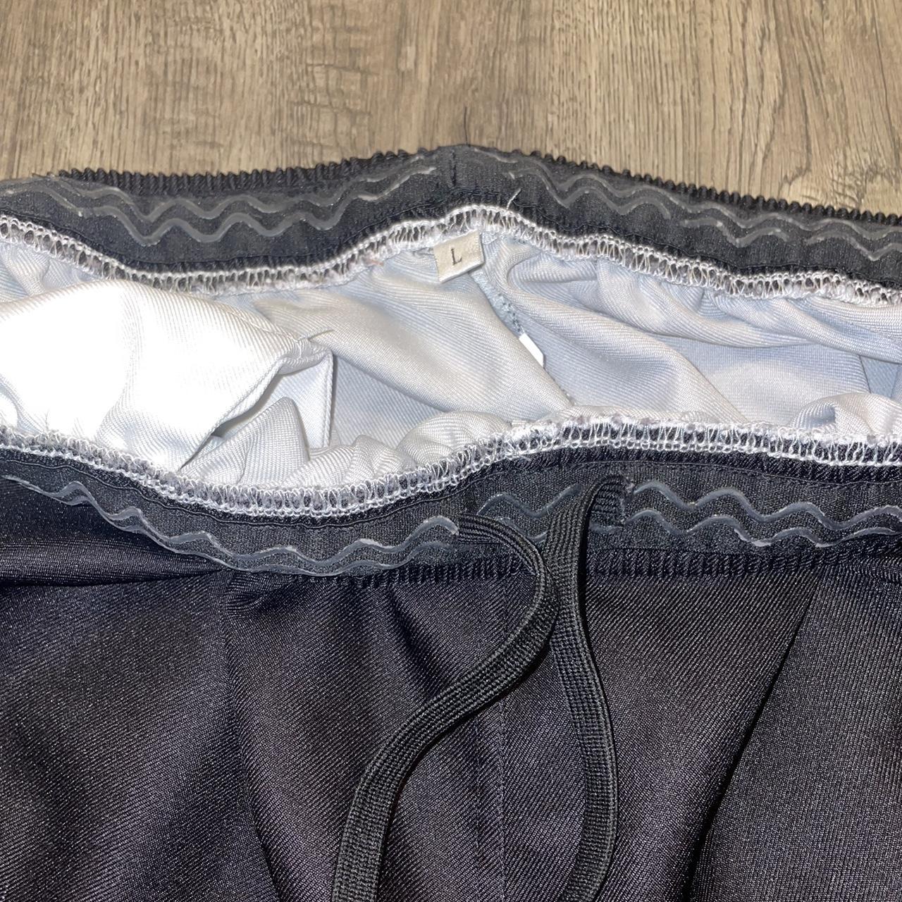 5 Inch Inseam Black Rugby Shorts Size Large Stretchy... Depop