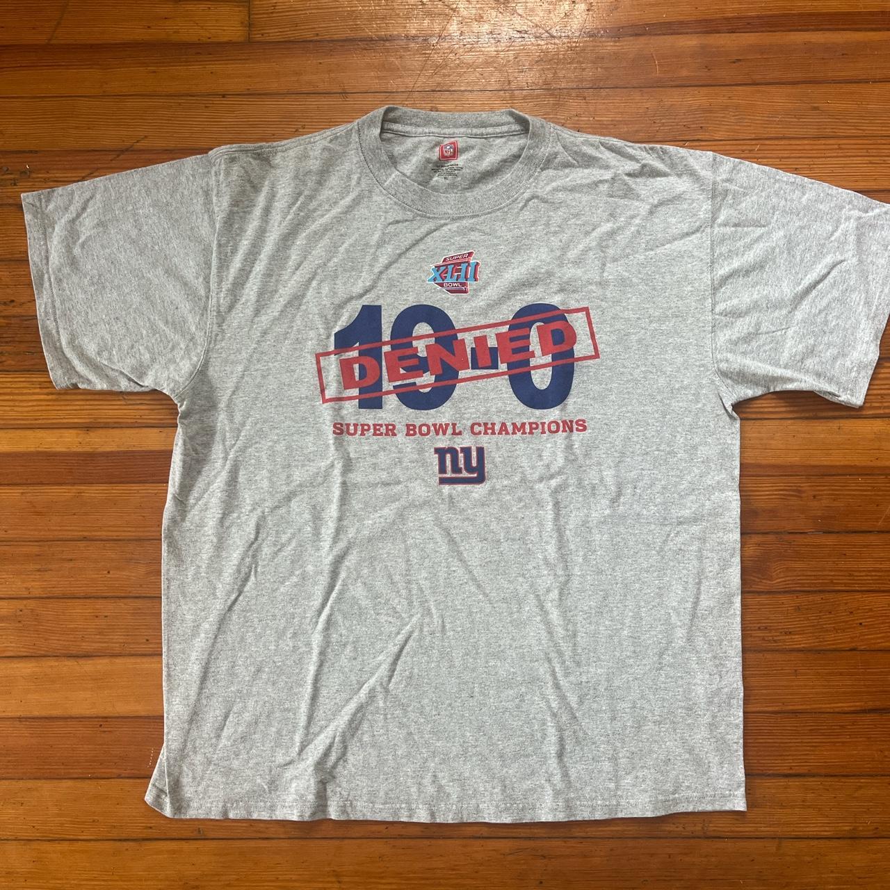 Buy Vintage Giants Vs. Patriots Super Bowl Tee 'Ash' - 2934 120080103GVPS  ASH