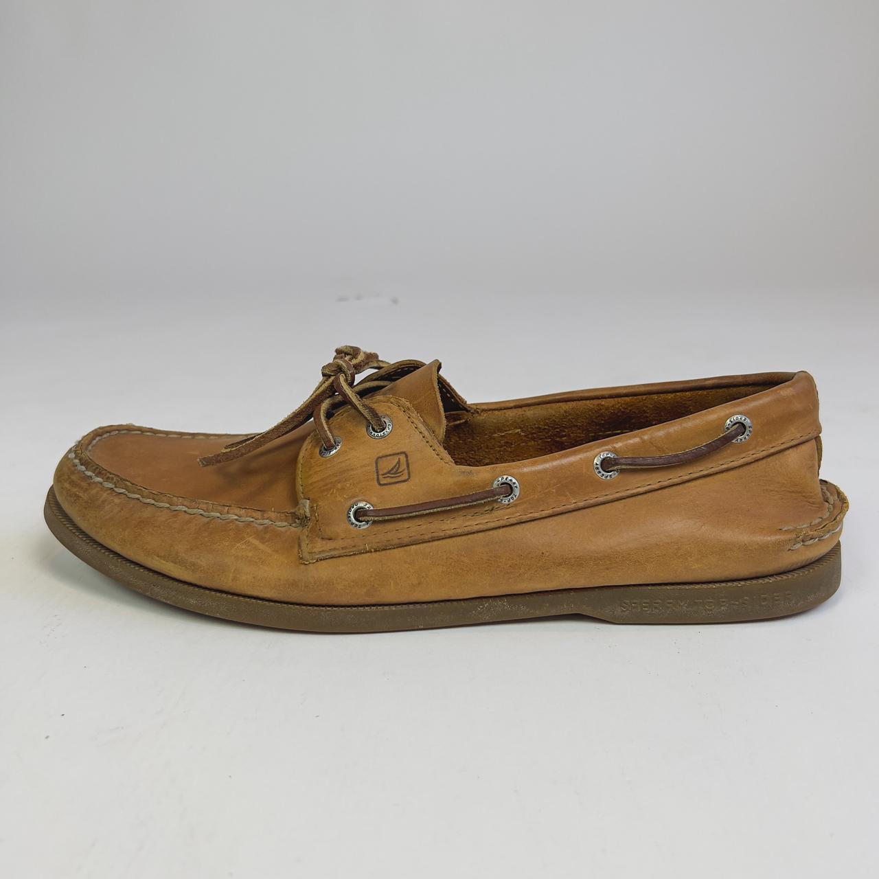 Sperry Sahara Boat Shoes A tan pair of men's boat... - Depop