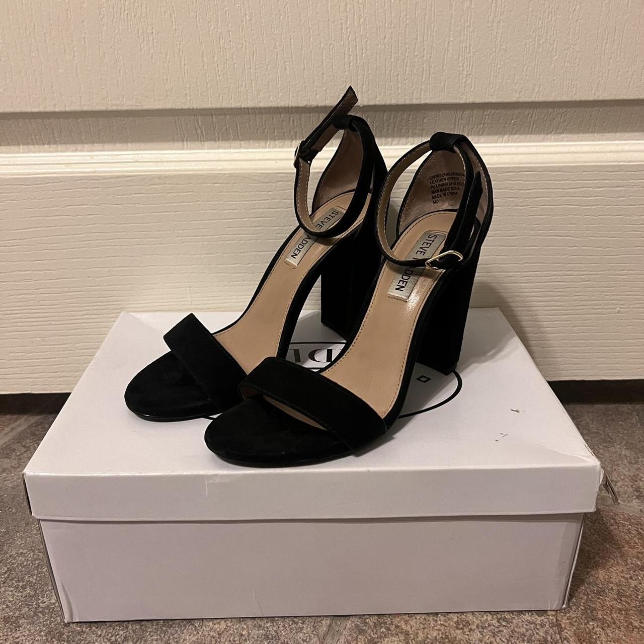 Steve madden carrson black suede on sale