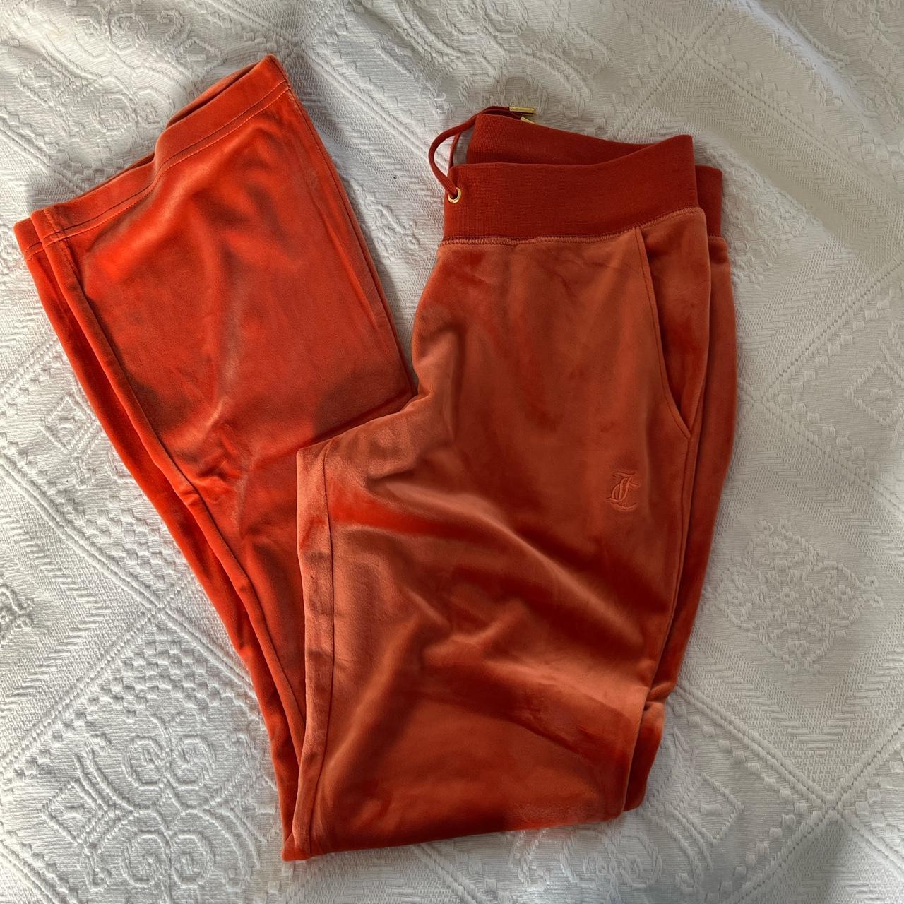Juicy Couture Women's Orange Trousers Depop