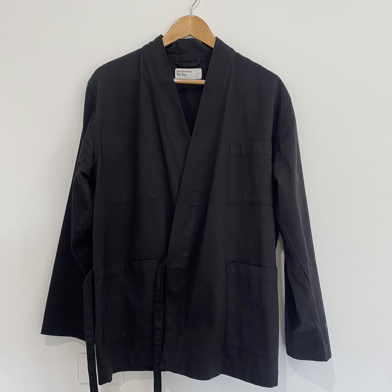 Universal works mens kimono work jacket. Lightweight... - Depop