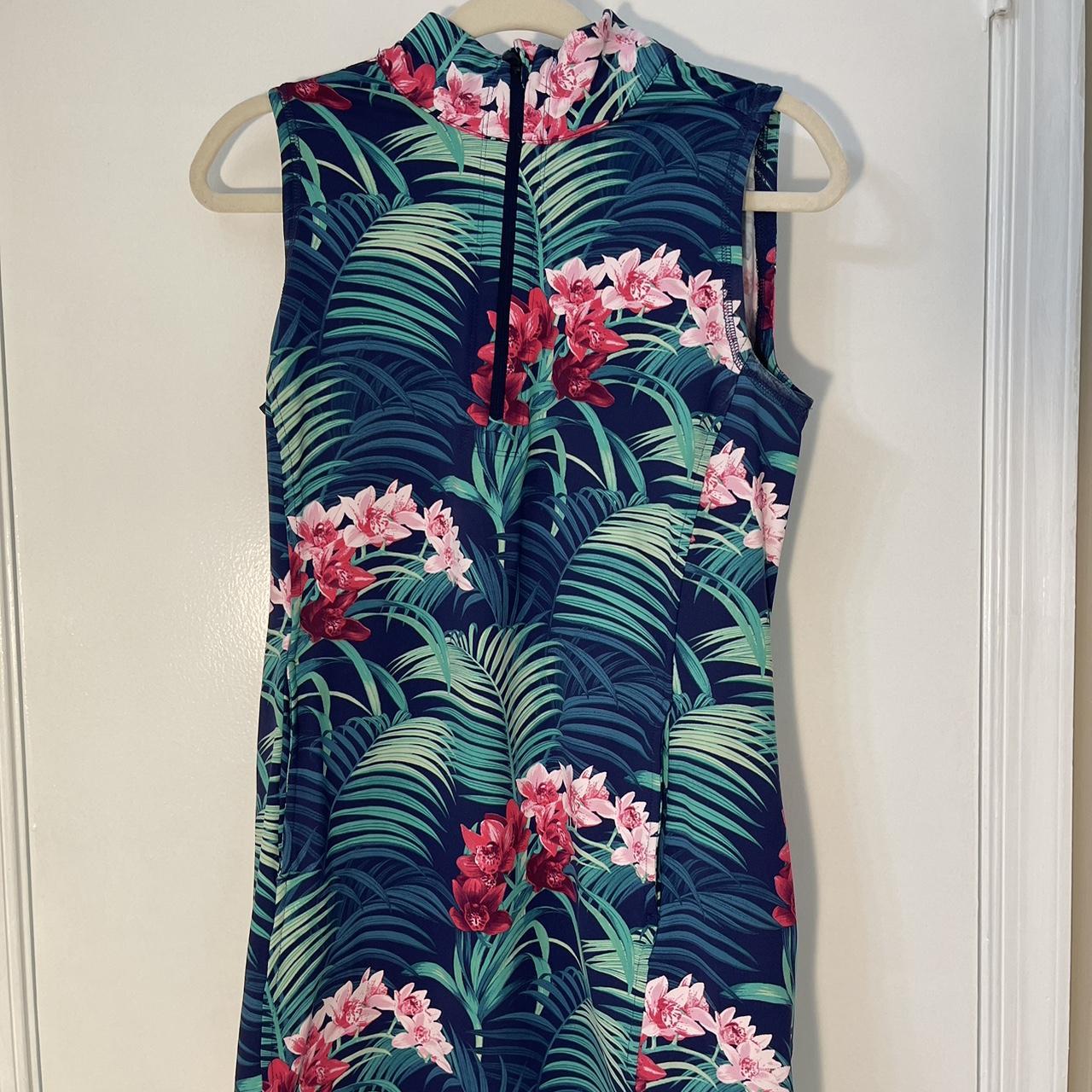 WOMENS TOMMY BAHAMA ISLANDZONE FLORIDA FAUNA DRESS... - Depop