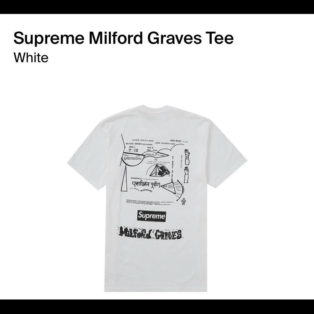 Supreme Milford Graves Tee Size XL... - Depop