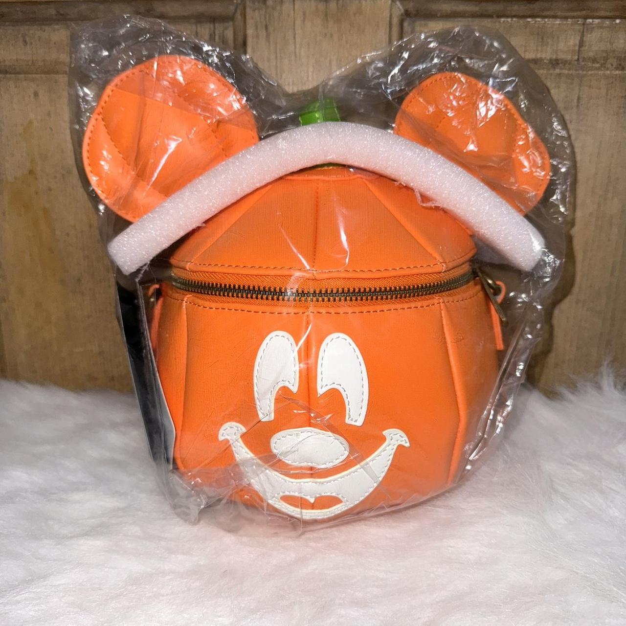 Mickey pumpkin loungefly best sale