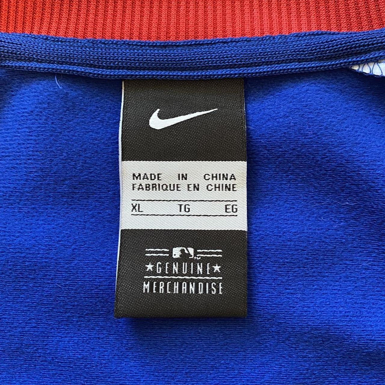 Nike Chicago Cubs zip-up jacket • size XL in youth • - Depop