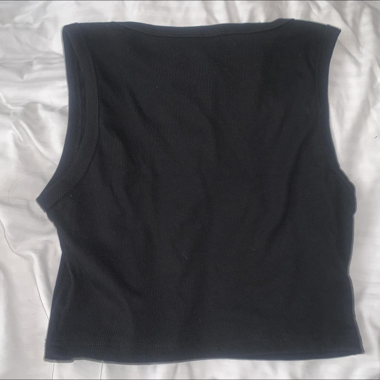 Plain black tank top. Super comfortable, easy to... - Depop