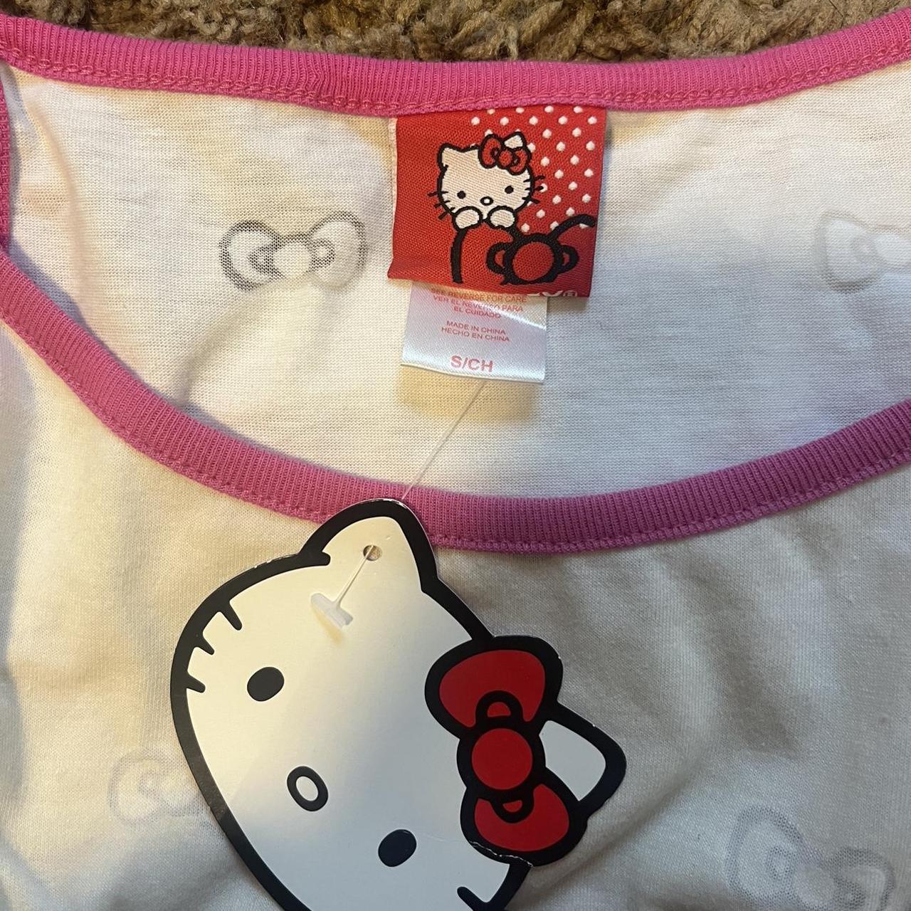 Y2k Hello Kitty Tank Top Labeled Small Small Stain Depop