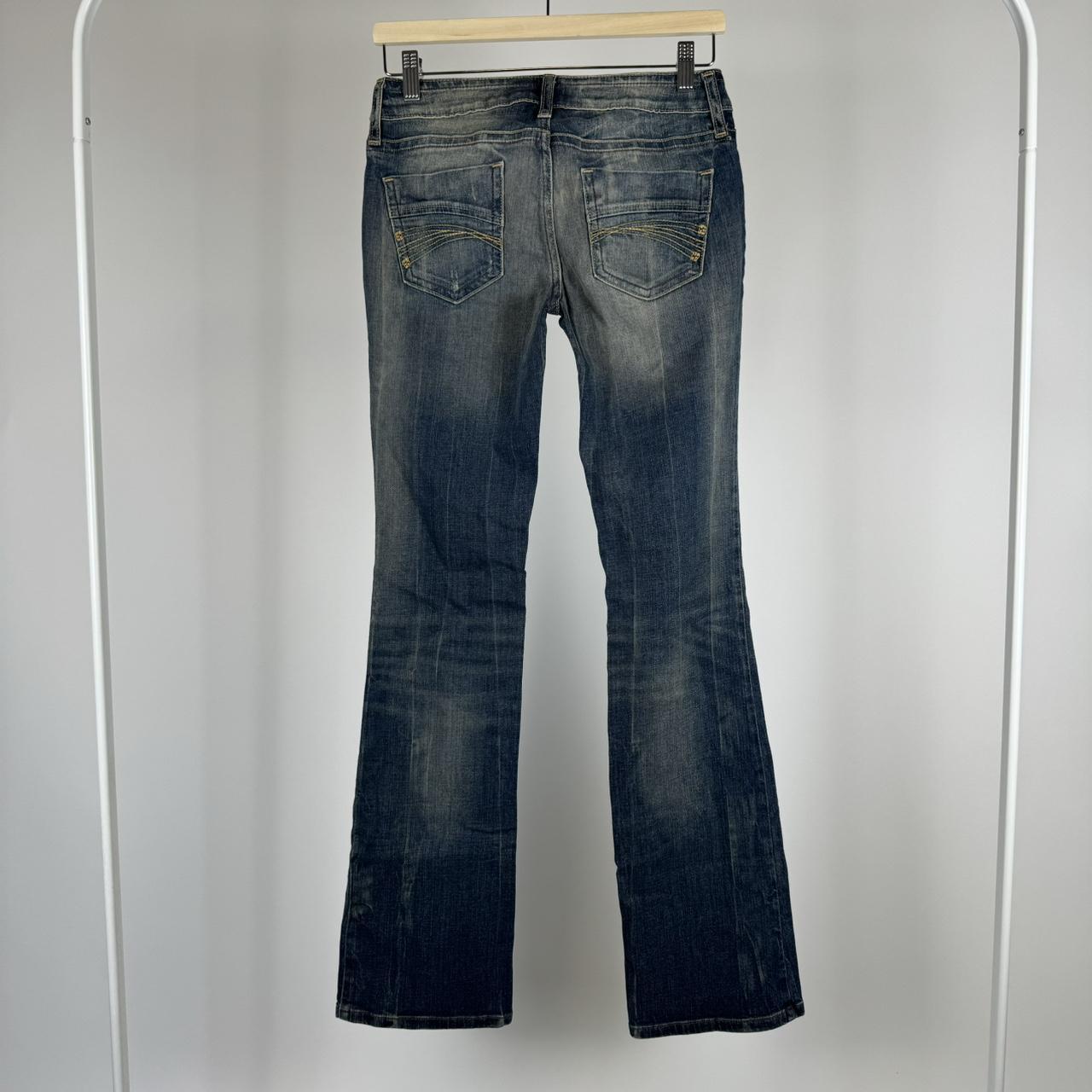Y2K low rise bootcut jeans Labeled Size 5, runs... - Depop