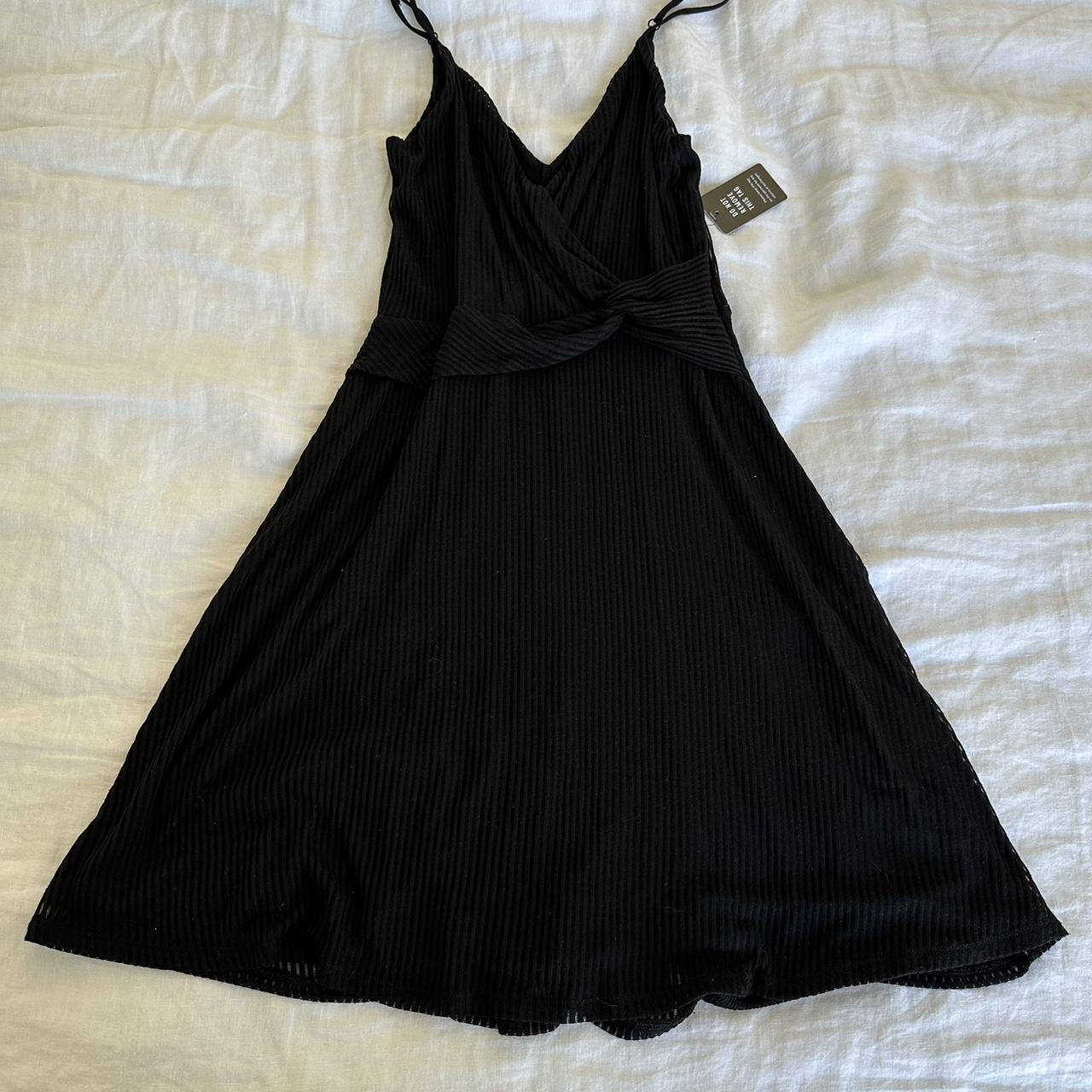 NWT Express fit and flare black dress size XS