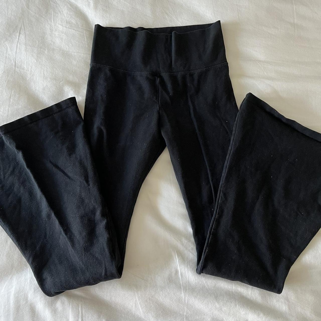 BRANDY MELVILLE High Rise Thick Leggings Pants Joggers One Size Black | eBay